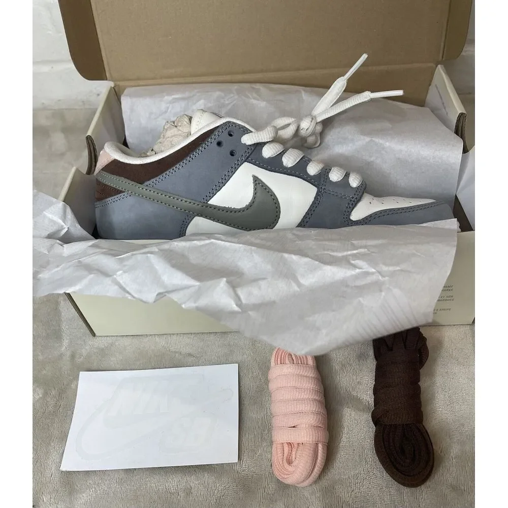 Size 6.5 - Nike SB Dunk Low‎ x Yuto Horigome Gray - Picture 3 of 12